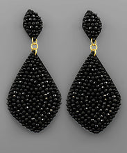 Load image into Gallery viewer, Bead Rhombus Dangle Earrings
