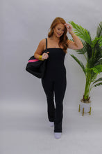 Load image into Gallery viewer, Demi Strapless Full Length Flared Suit
