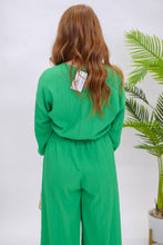 Load image into Gallery viewer, My Luck Set Crop Top- Green
