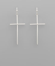 Load image into Gallery viewer, Cross Earrings

