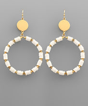 Load image into Gallery viewer, Circle Rubber &amp; Metal Earrings
