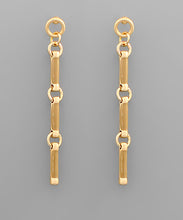 Load image into Gallery viewer, Epoxy Cylinder Drop Earrings

