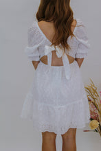 Load image into Gallery viewer, Worth It Eyelet Fabric Dress- White

