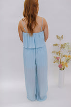 Load image into Gallery viewer, Stacy Square Neck Jumpsuit- Baby Blue

