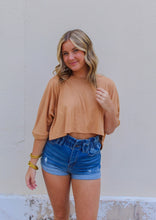 Load image into Gallery viewer, Nikkia Oversized Dolman Short Sleeve Tee- Brown
