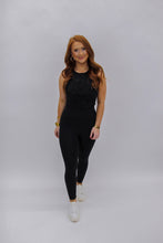 Load image into Gallery viewer, Full Focus Round Neck Bodysuit- Black Camo
