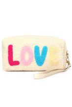 Load image into Gallery viewer, Cozy Teddy Fur Wristlet Pouch
