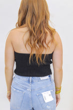 Load image into Gallery viewer, Jaz Two Piece Sweater Top &amp; Jacket- Black
