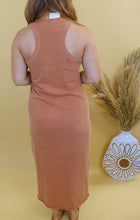 Load image into Gallery viewer, Fun Day Sleeveless Midi Dress- Camel
