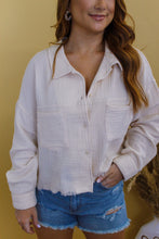 Load image into Gallery viewer, Day Out Button Up Jacket- Cream
