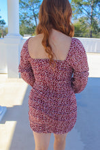 Load image into Gallery viewer, Love In The Air Floral Dress- Burgundy

