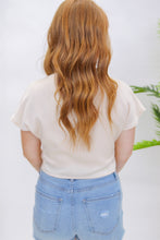 Load image into Gallery viewer, Loyal To You Front Crop Top- Beige

