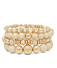 Load image into Gallery viewer, 4 Row CCB &amp; Sand Bead Bracelet
