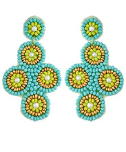 Load image into Gallery viewer, Beaded Cluster Earrings
