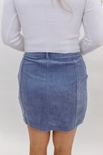 Load image into Gallery viewer, My World Corduroy Skirt- Blue
