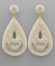 Load image into Gallery viewer, Bead Teardrop Earrings
