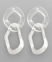 Load image into Gallery viewer, Single Chain &amp; Geometric Earrings
