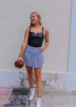 Load image into Gallery viewer, Carter Faux Leather Bodysuit- Black
