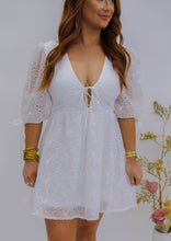 Load image into Gallery viewer, Girl Next Door Lace Dress- White
