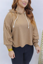 Load image into Gallery viewer, Pure Comfort Oversized Hoodie- Brown
