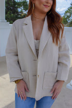 Load image into Gallery viewer, Salem Oversized Blazer - Natural
