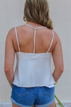 Load image into Gallery viewer, Promised Love Cowl Neck Tank- Cream

