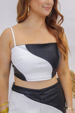 Load image into Gallery viewer, Hustler Color Block Crop Top
