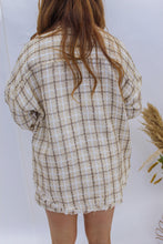 Load image into Gallery viewer, Gossip Girl Tweed Jacket- Taupe
