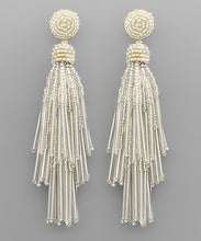Load image into Gallery viewer, Seed Beads Tassel Earrings
