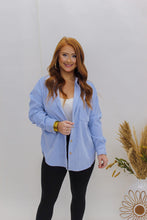 Load image into Gallery viewer, Reed Corduroy Button Up Jacket- Sky Blue
