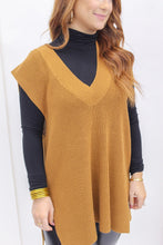 Load image into Gallery viewer, Pumpkin Pie Sweater Vest- Camel
