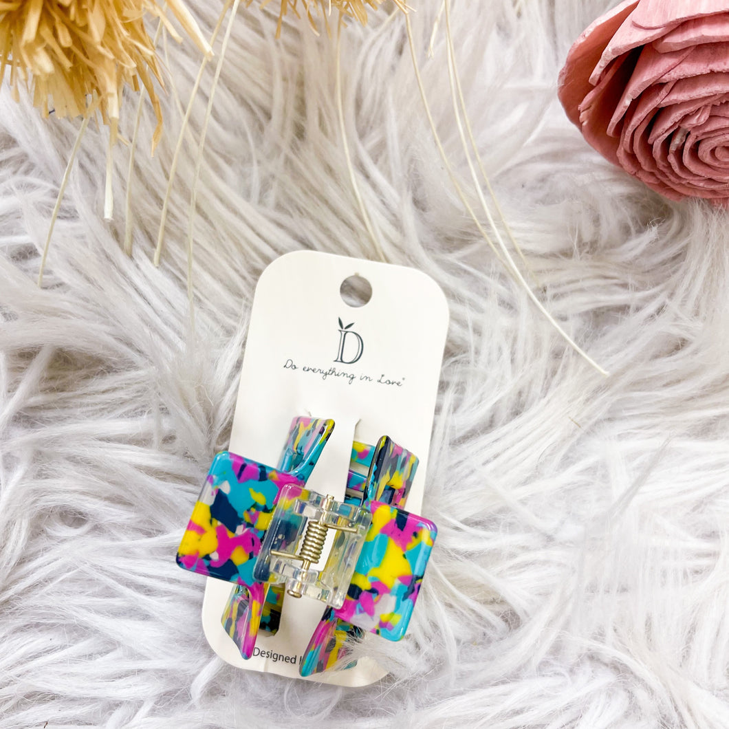 Mini Hair Clip- Multi