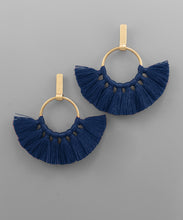 Load image into Gallery viewer, Tassel &amp; Bar Earrings
