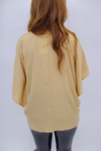 Load image into Gallery viewer, Beckie V Neck Satin Blouse-Taupe
