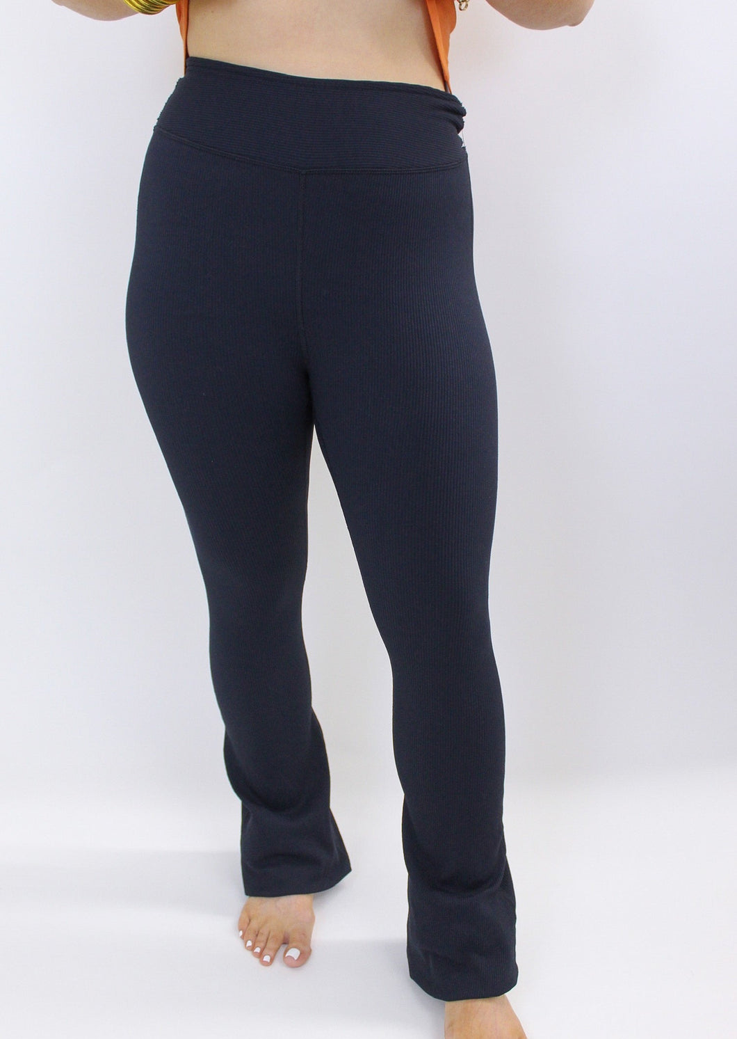 Black Flare High Waist Leggings