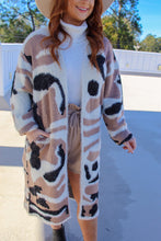 Load image into Gallery viewer, Kaylee Taupe Camouflage Cardigan
