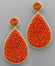 Load image into Gallery viewer, Beaded Teardrop Earrings
