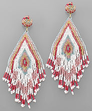 Load image into Gallery viewer, Beaded Fringe Earrings
