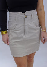 Load image into Gallery viewer, My World Corduroy Skirt- Cream
