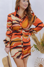 Load image into Gallery viewer, Come Again Printed Dress- Brown
