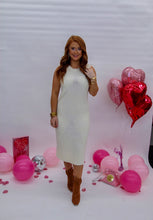 Load image into Gallery viewer, Pure Bliss Sweater Dress- Ivory
