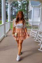 Load image into Gallery viewer, Sweet Memories Ruffle Mini Skirt- Orange
