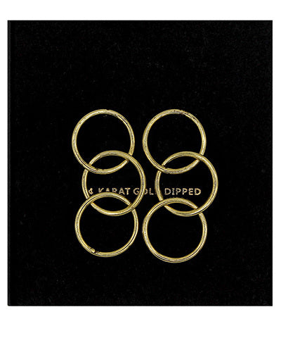 3 Circle Stack Earrings