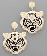 Load image into Gallery viewer, Epoxy Tiger Earrings

