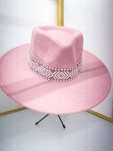 Load image into Gallery viewer, Boho Stripe Pattern Hat- Pink
