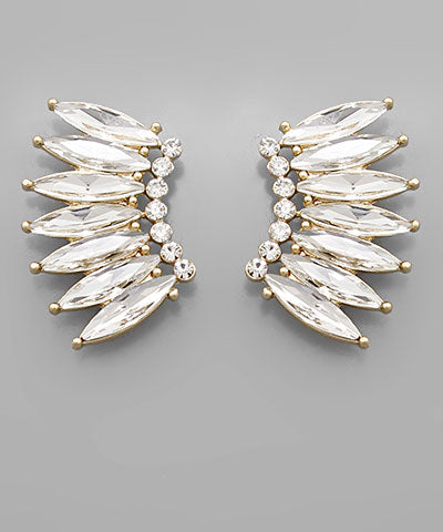 Glass Wing Earrings