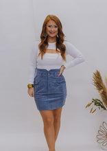 Load image into Gallery viewer, Be My Comfort Ribbed Crop Top- Off White
