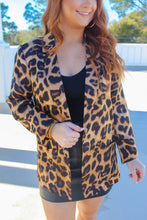 Load image into Gallery viewer, Cheetah Girl Blazer- Taupe
