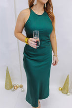 Load image into Gallery viewer, With Confidence Long Slip Dress- Hunter Green
