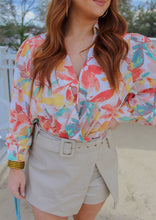 Load image into Gallery viewer, Riviera Floral Print Long Sleeve Bodysuit
